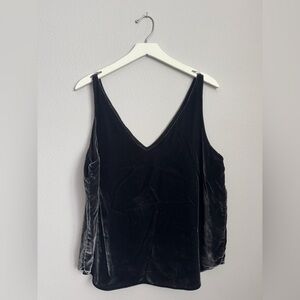 Loft velvet tank blouse